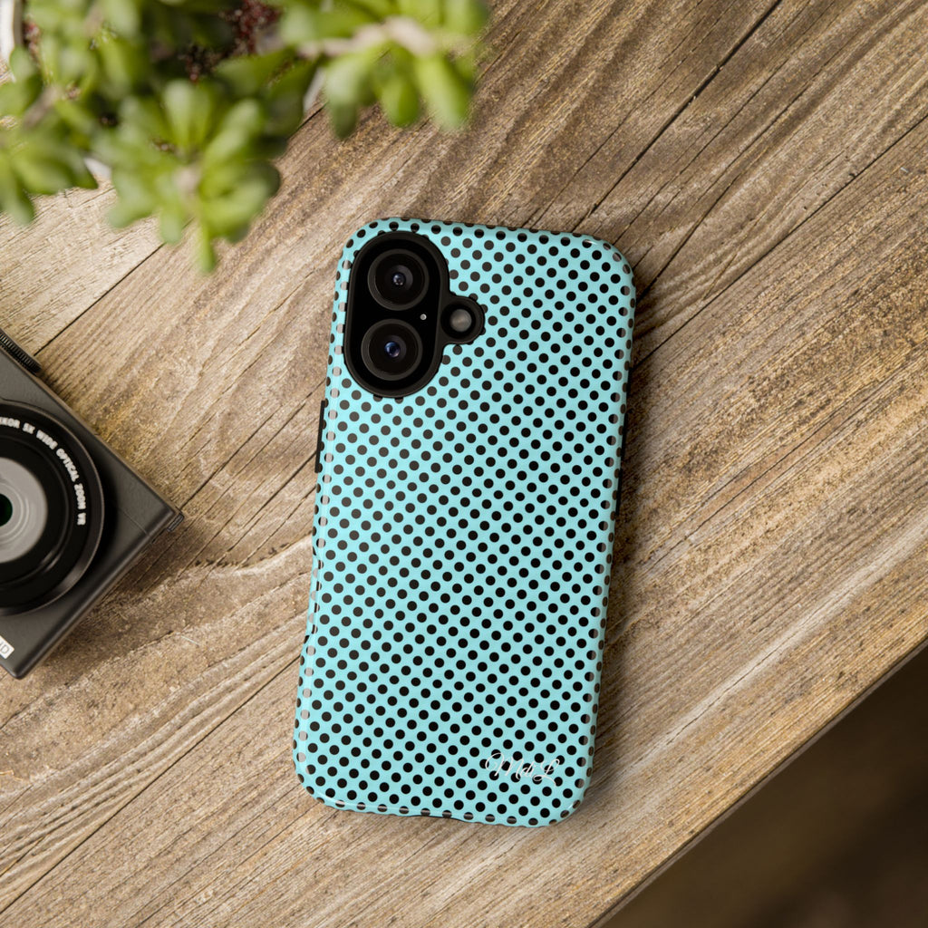 Polka Dots | Black and Blue - Mare di Luna