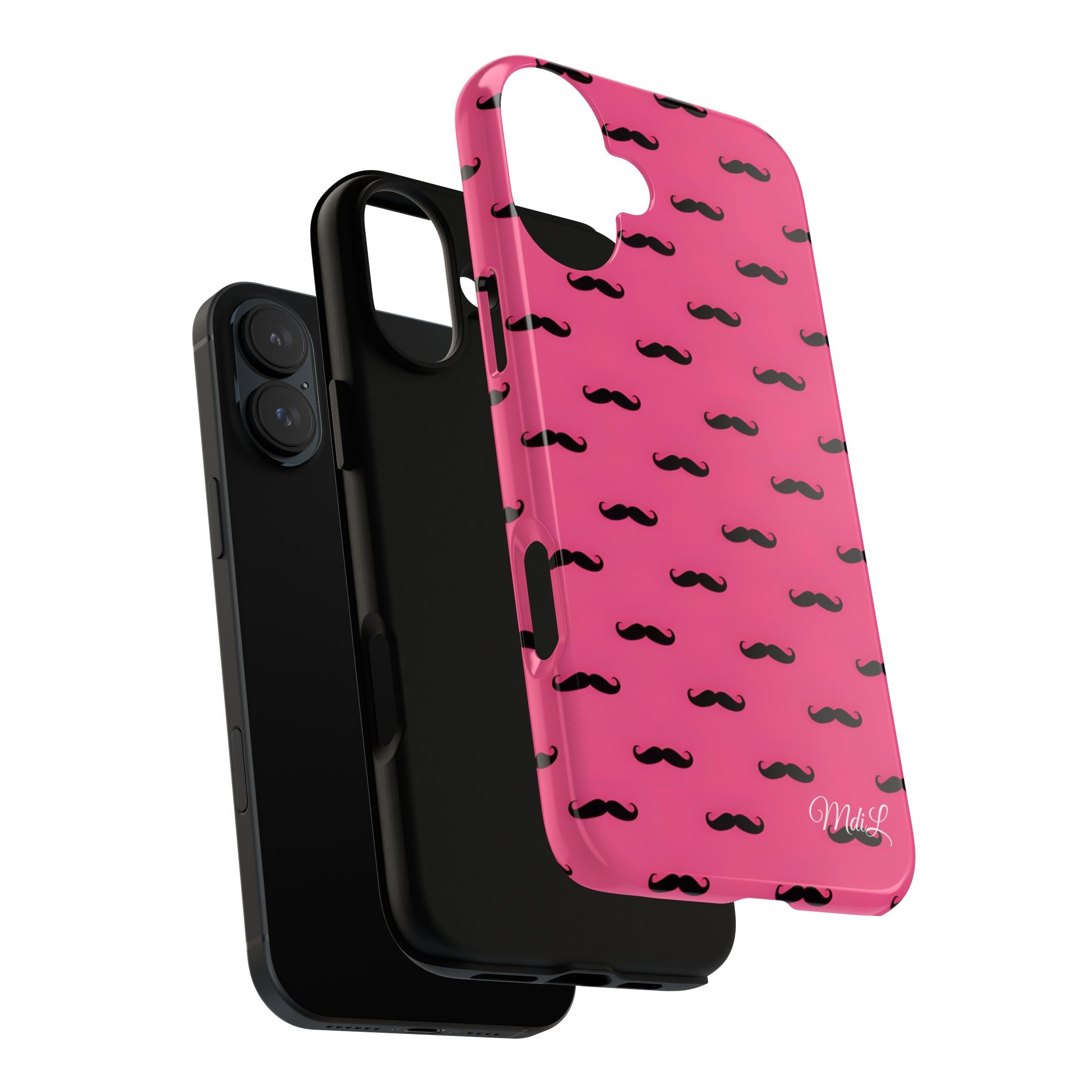 Pink Moustache iPhone Case