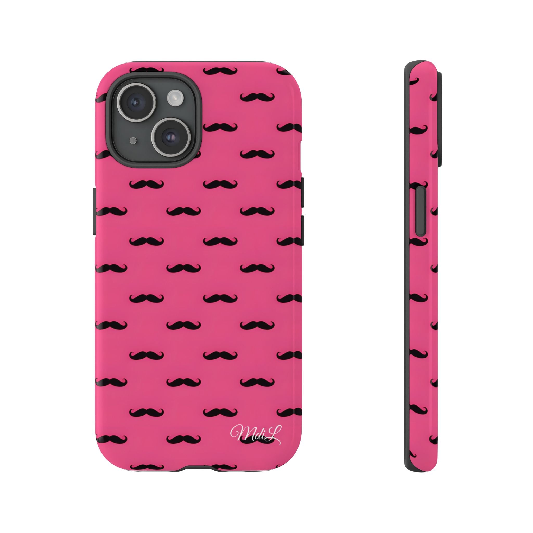 Pink Moustache iPhone Case