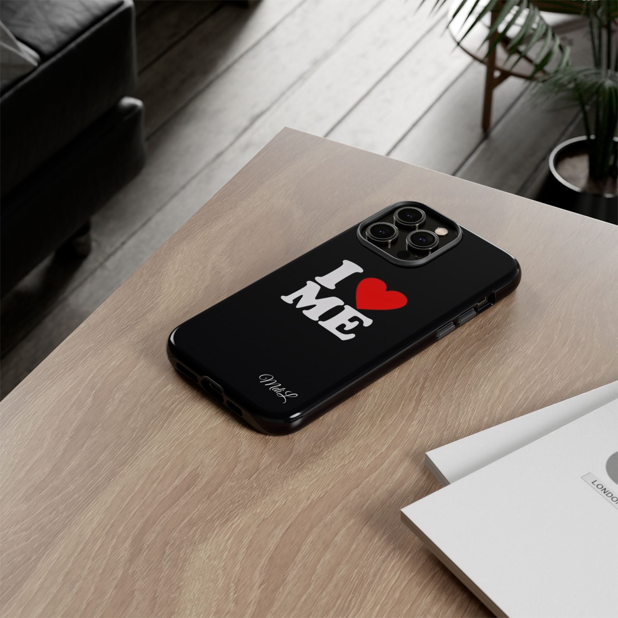 I Love Me iPhone Case