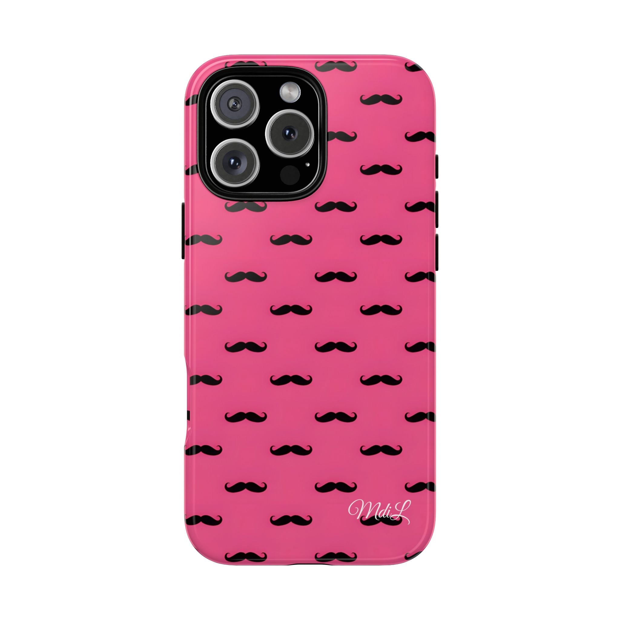 Pink Moustache iPhone Case