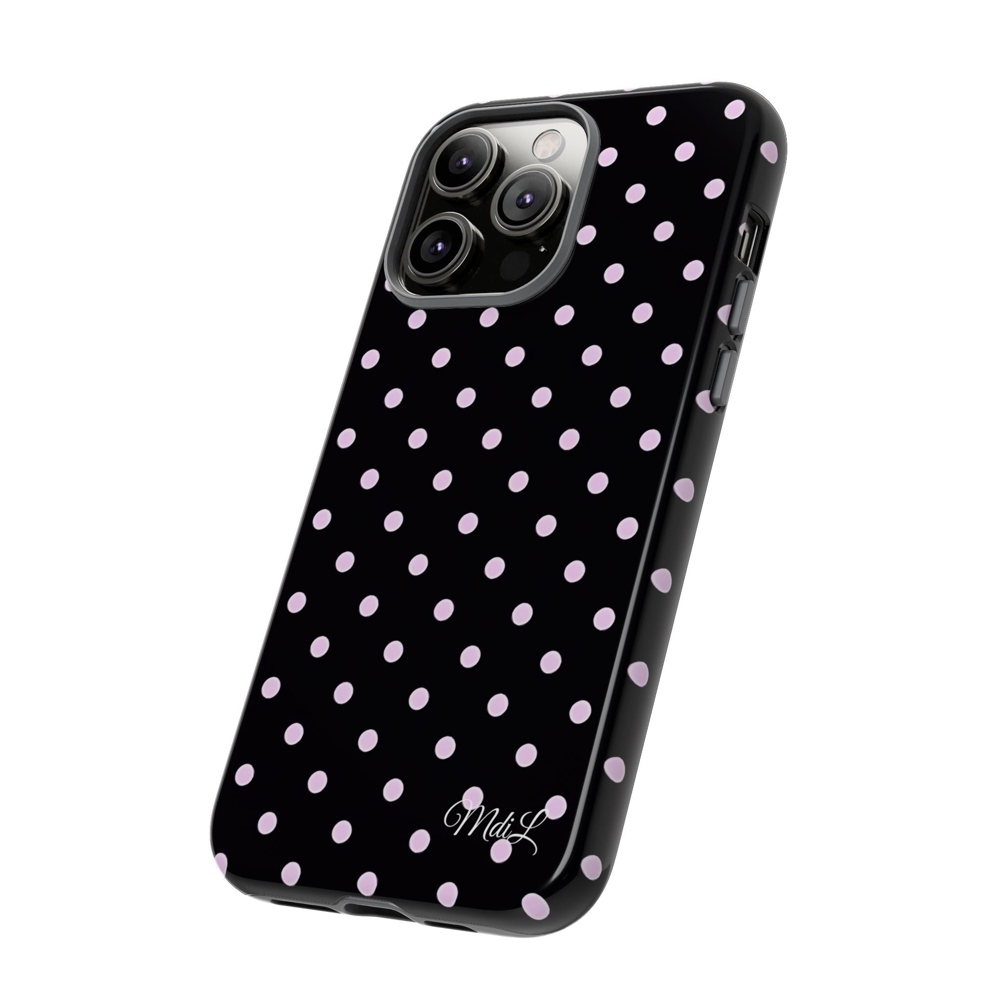 Polka Dots | Pink and Black - Mare di Luna