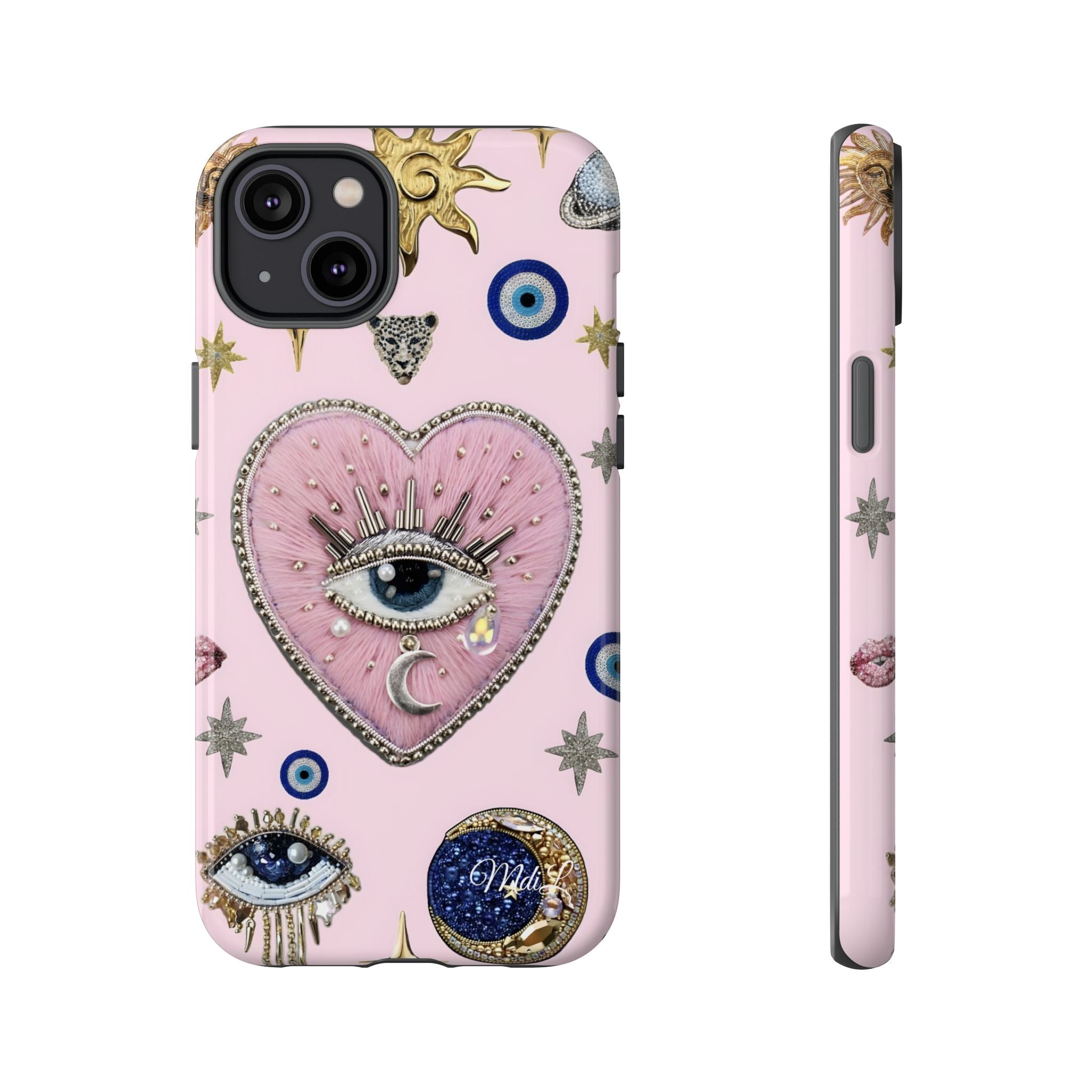 Evil Eye | Pink Heart - Mare di Luna