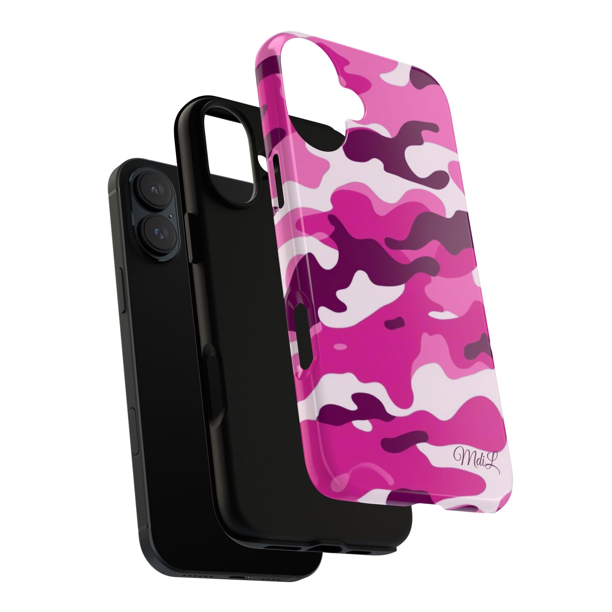 Magenta Camo iPhone Case