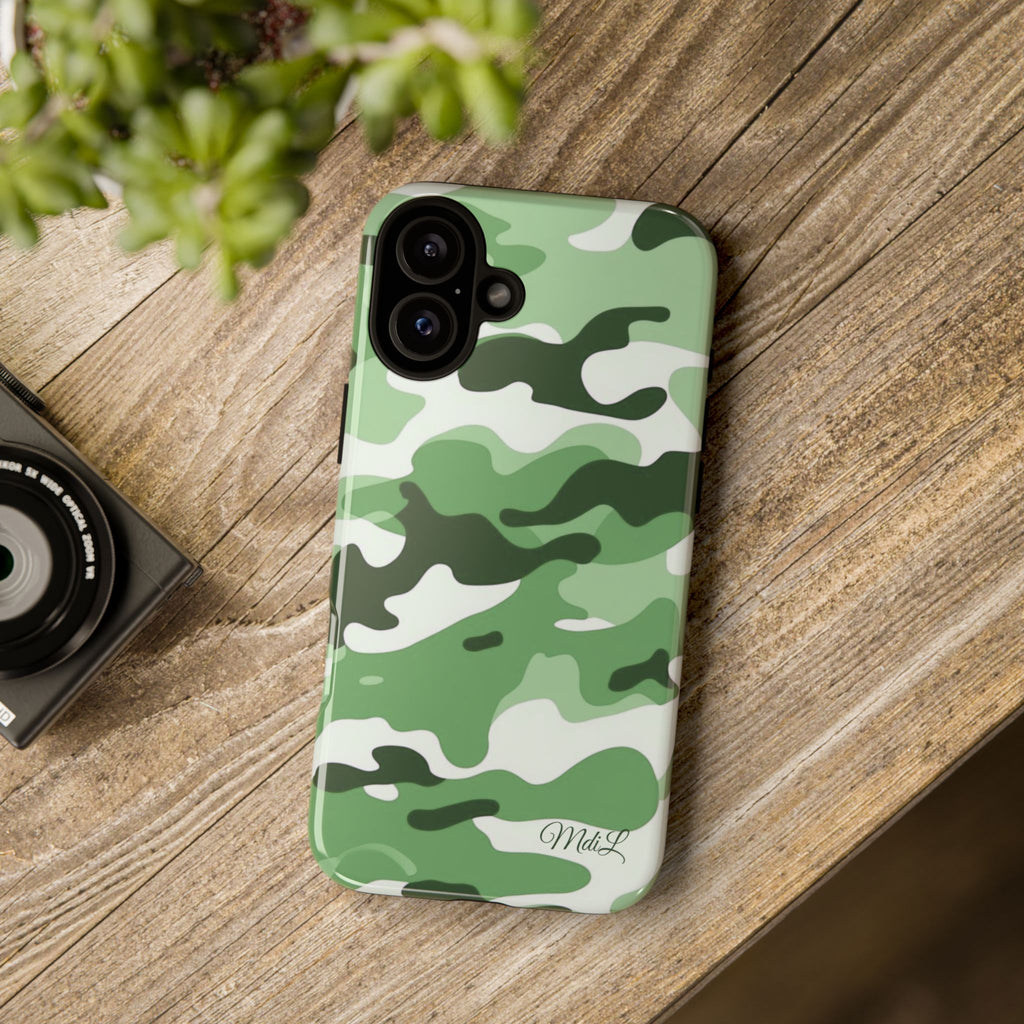 Mint Camo iPhone Case