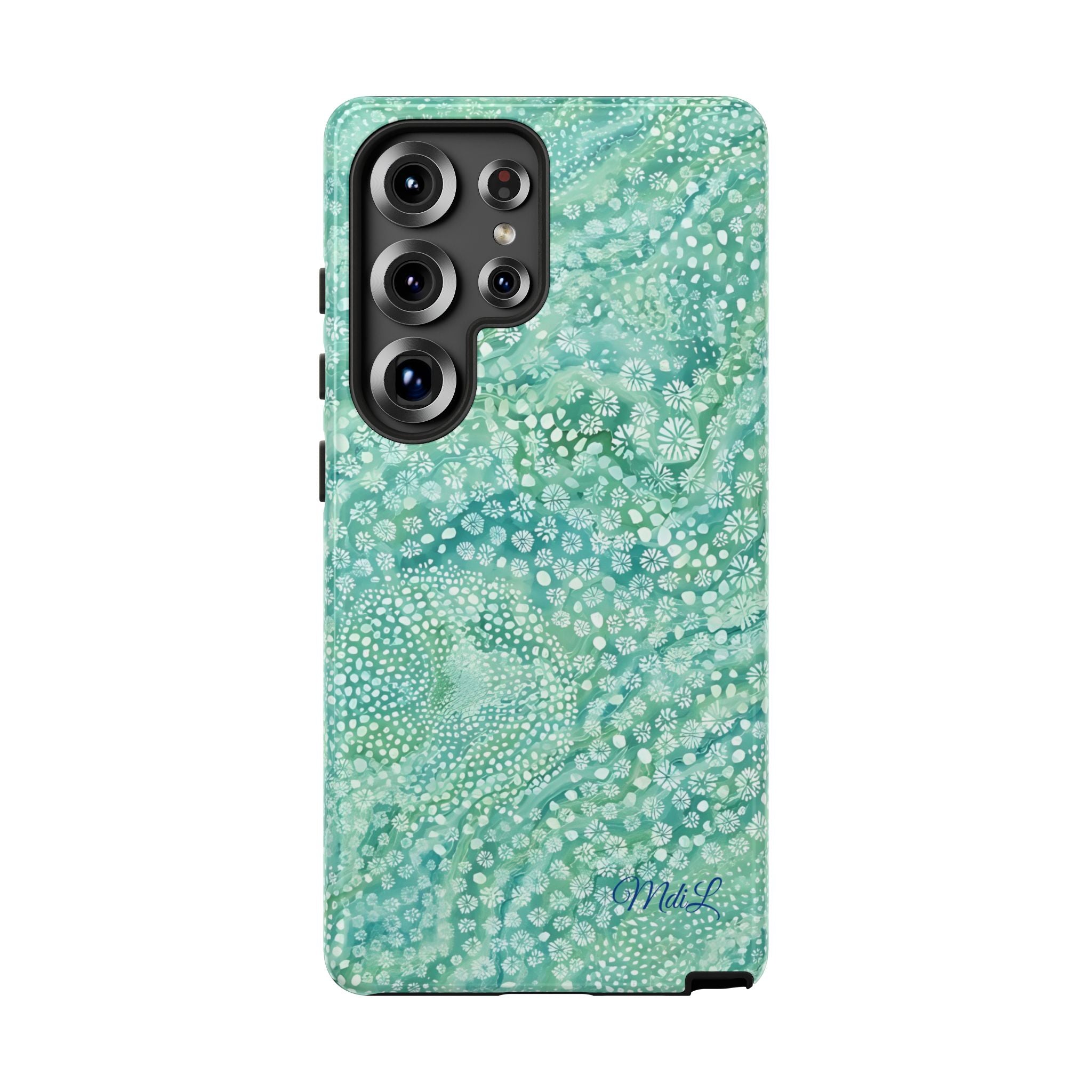 Teal Florals