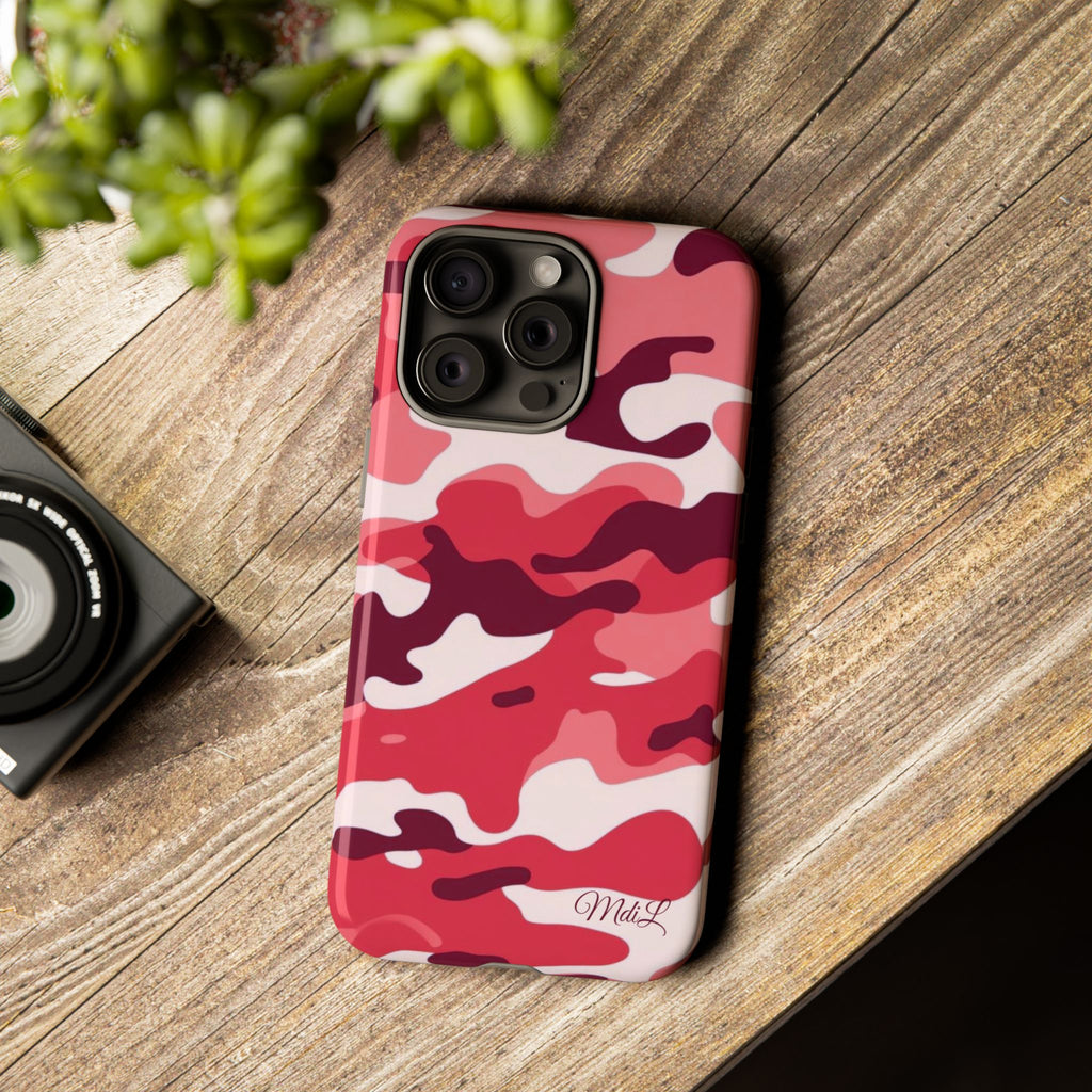 Red Camo iPhone Case
