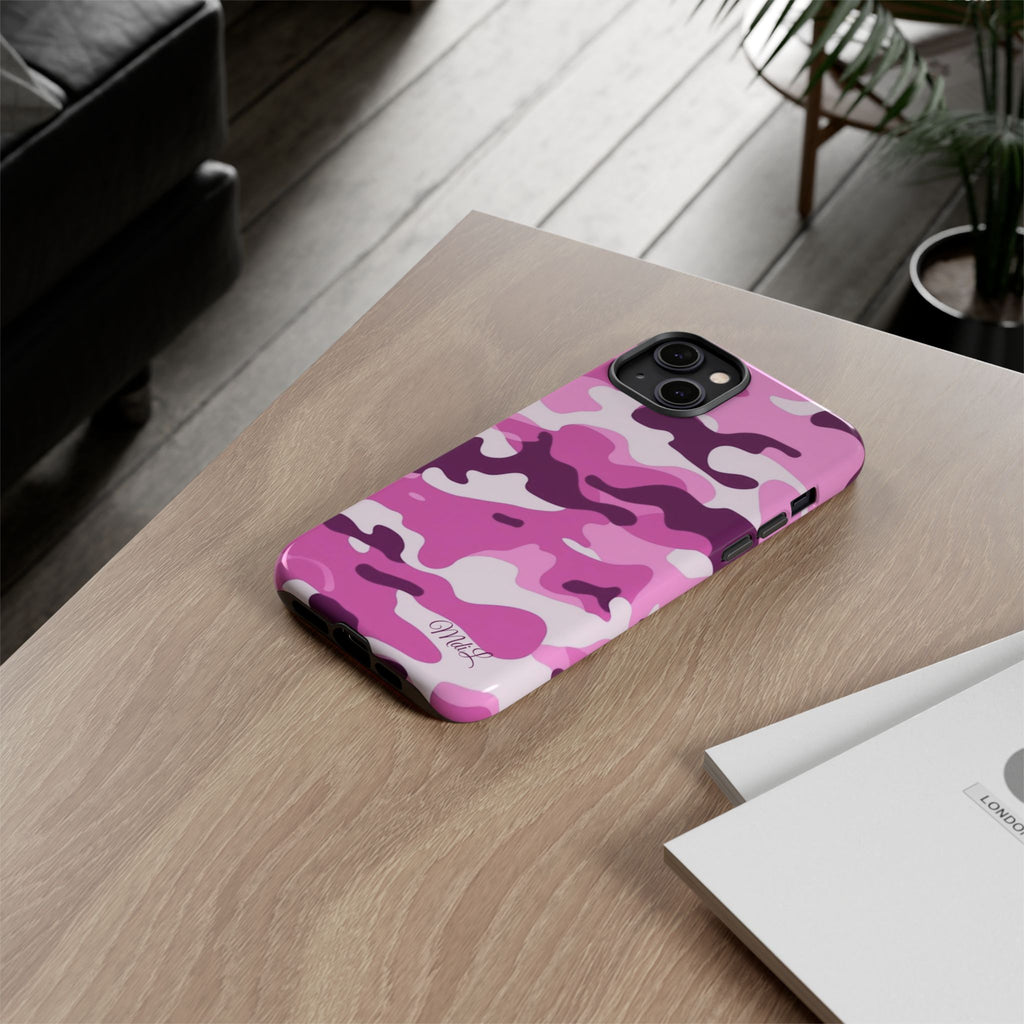 Fuschia Camo iPhone Case