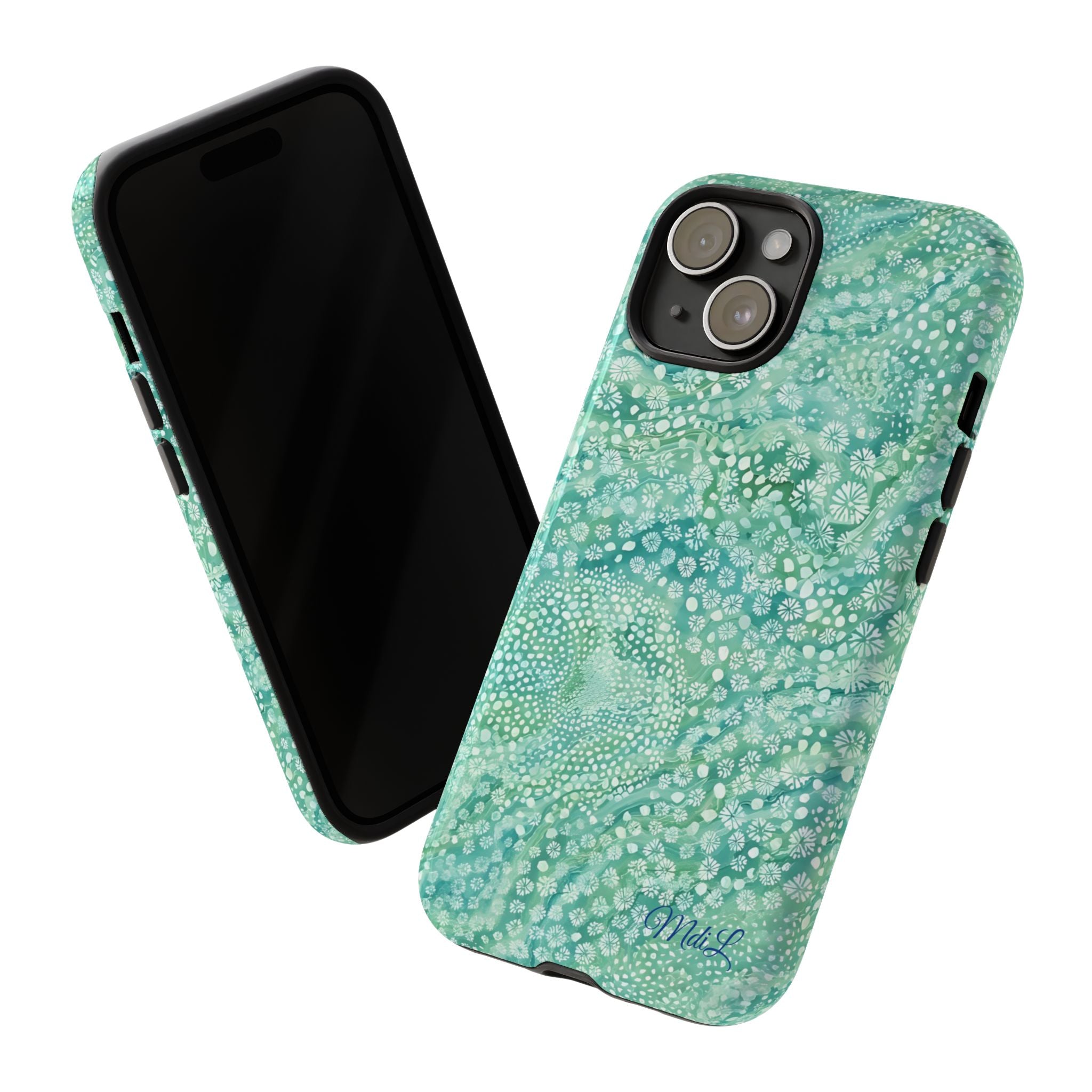 Teal Florals