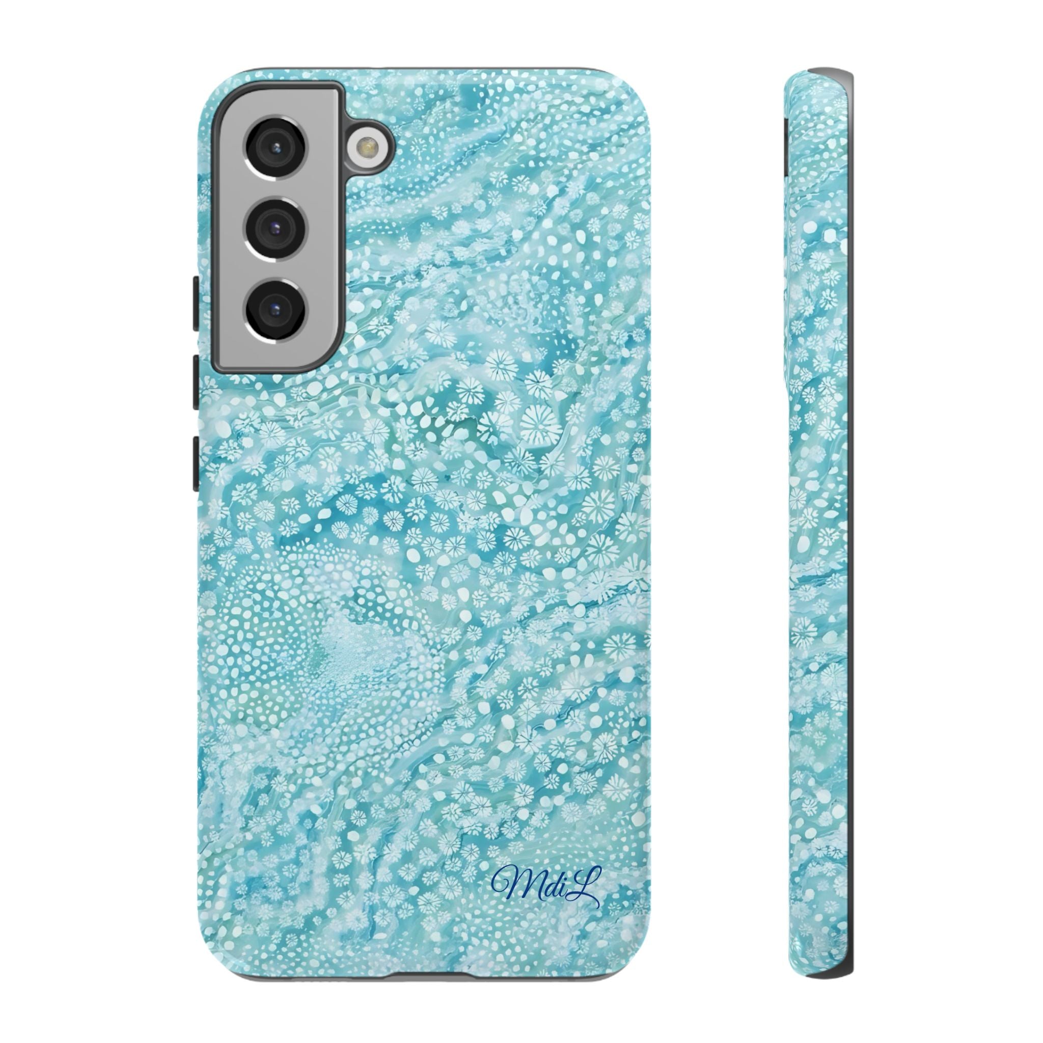 Teal Florals