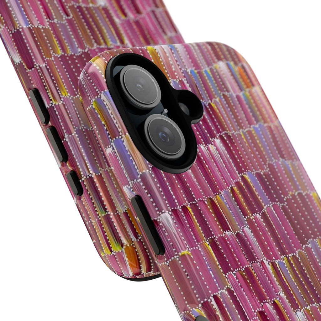 Watercolor Diamonds | Pink and Red - Mare di Luna