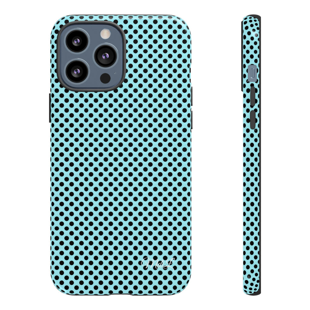 Polka Dots | Black and Blue - Mare di Luna